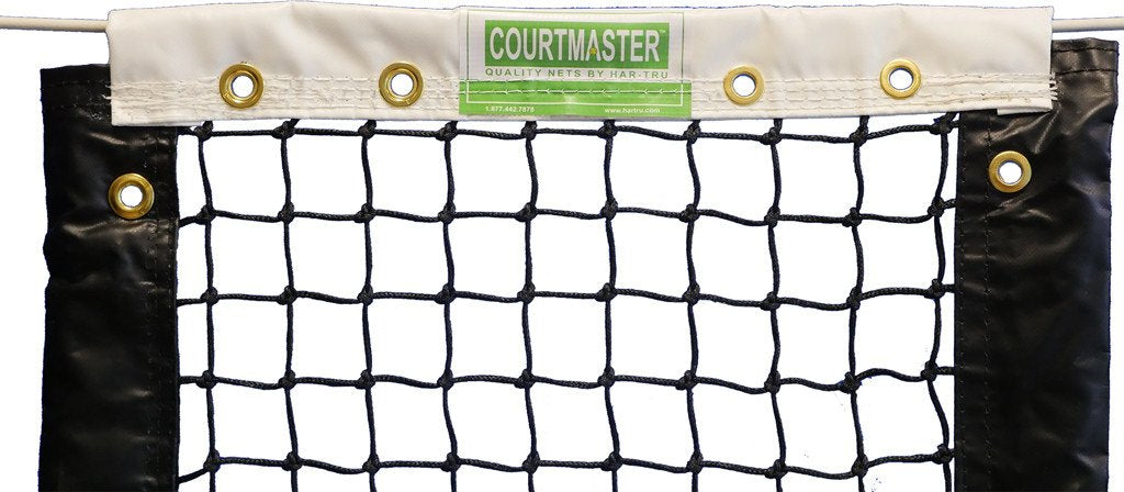 COURTMASTER DHS Standard Tennisnetz ohne Doppelreihen 