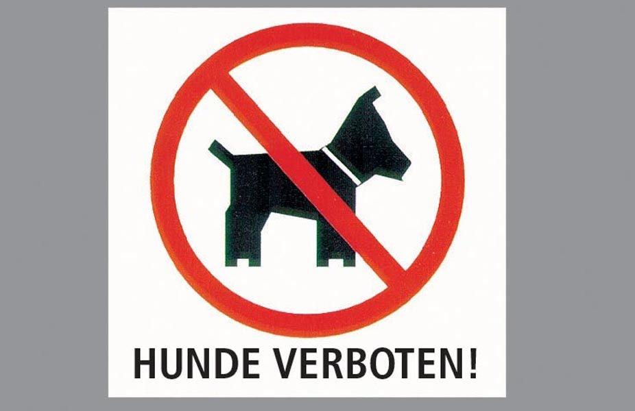 Hunde Verboten!